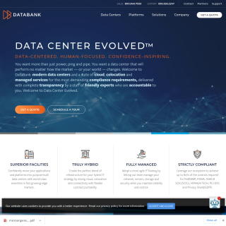 Databank (AS13951)  website