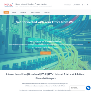 Netzy Internet Services Private Limited  website