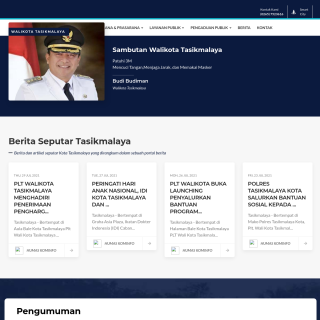  Dinas Komunikasi Informasi Kota Tasikmalaya  aka (KOMINFO TASIK)  website