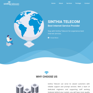  Sinthia Telecom  website