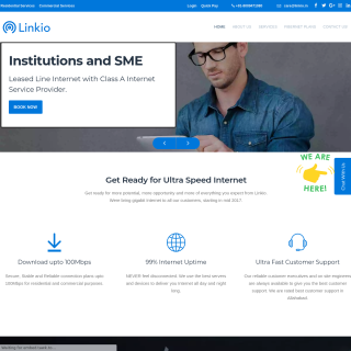 Linkio Fibernet  website