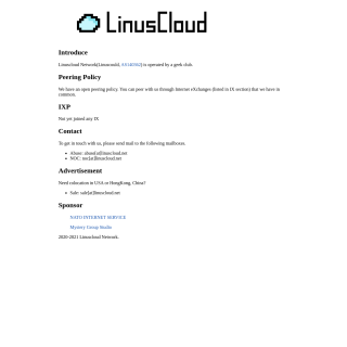  LinusCloud Network  aka (LinusCloud)  website