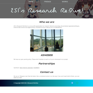  251 Research Redive  website