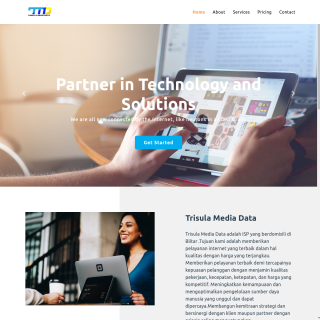 Trisula Media Data  website