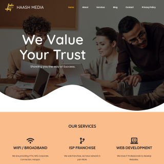 Haash Media  website