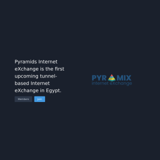  Pyramids Internet Exchange  website