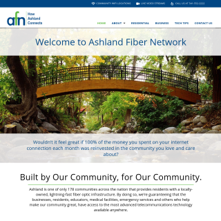  Ashland Fiber Network  aka (AFN)  website