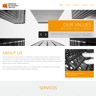 Immerse Networks  website