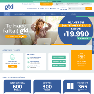  GTD Chile  aka (Grupo GTD)  website