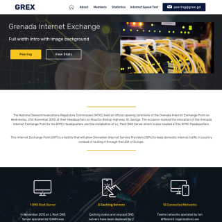 GREX Route Servers  website