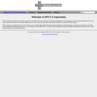  PFCS Corporation  website