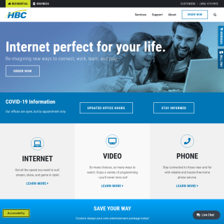  Hiawatha Broadband Communications, Inc  aka (HBC)  website