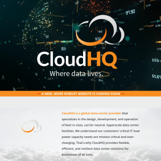  CloudHQ  aka (CloudHQ Data Centers)  website