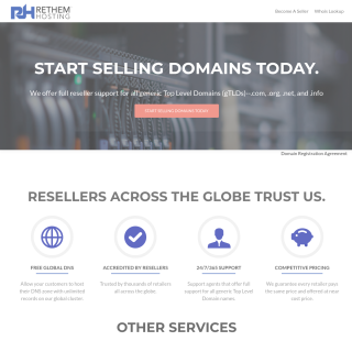 Rethem Hosting LLC  website