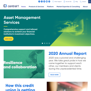  Central 1 Credit Union  website