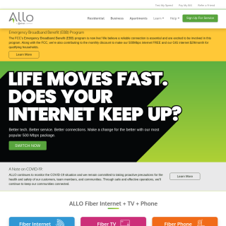  ALLO Communications  aka (Allo Fiber)  website