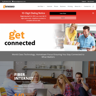 Geneseo Communications Services  website