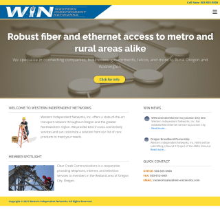 Western Independent Networks  website