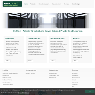 OMCnet Internet Service GmbH  website