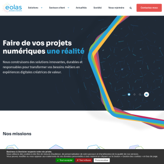  Eolas - Business & Decision Group  website