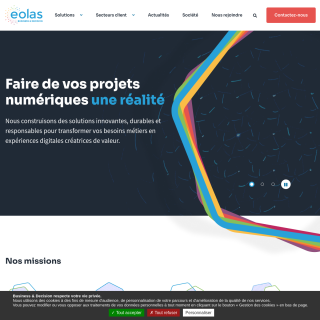 Eolas - Business & Decision Group  website