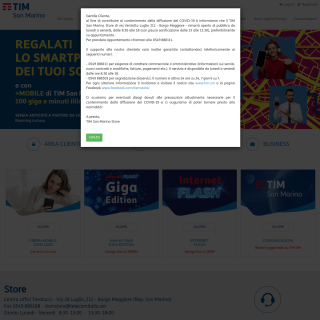  Telecom Italia San Marino  aka (Intelcom)  website