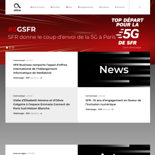 SFR Group  website