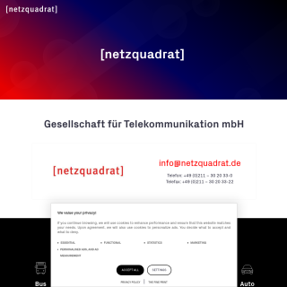 Netzquadrat  website