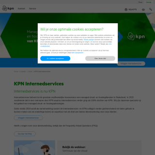 KPN Internedservices  website
