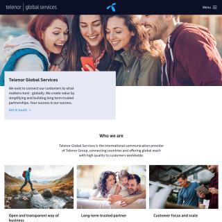 Telenor Global Services / TGS-INT-NETWORK website