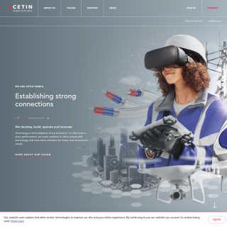 CETIN Ltd. Belgrade  website