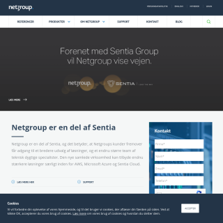 Netgroup A/S  website