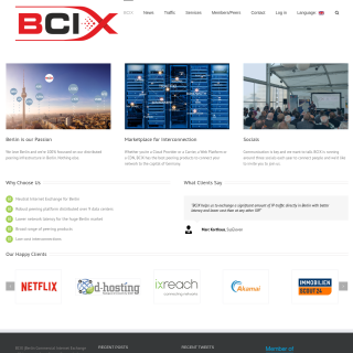  BCIX Route Servers  website