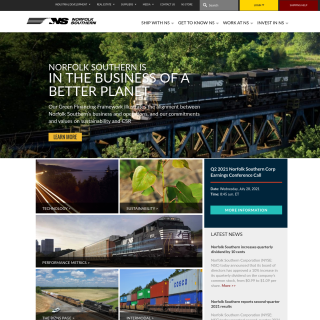  Norfolk Southern Railway  aka (Norfolk Southern Corporation)  website