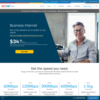  WOW! Business - Datacenters  aka (Wow! TPA Datacenter)  website
