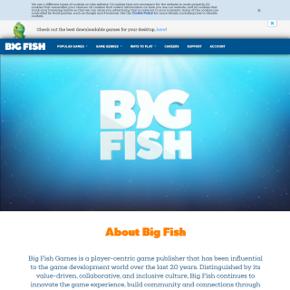 Big Fish Games  website