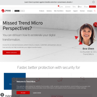 Trend Micro Incorporated  website