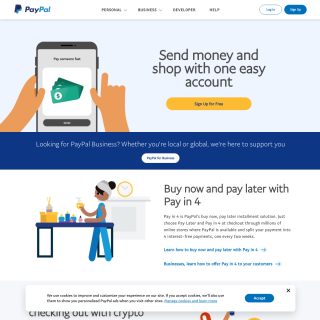 PayPal Inc  website