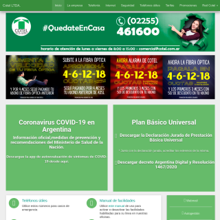 Cotel Argentina  website