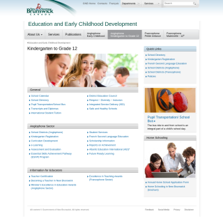 New Brunswick Education Network  website