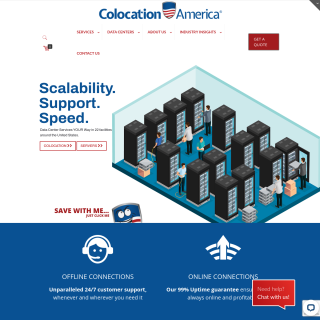 Colocation America AS17252  website