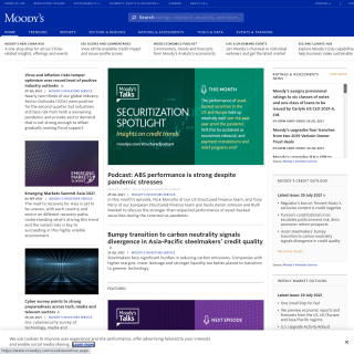  Moody's  website