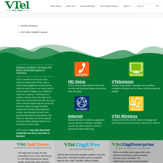  Vermont Telephone  aka (VTel)  website