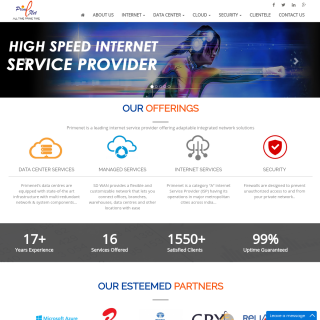 Primenet Global Ltd  website