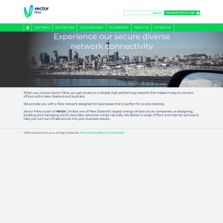 Vector Fibre  website