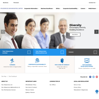 Tata Teleservices (Maharastra) Ltd  website