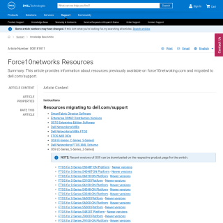  Force10 Networks  aka (18508 (FORCE10-NET) and 393222 (FORCE10-4NET))  website