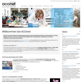 ACOnet  website