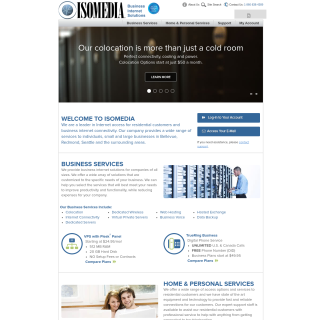  ISOMEDIA, Inc.  aka (IsoFusion, Colocation Northwest, GigabitNow)  website