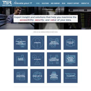 TSR Solutions  website